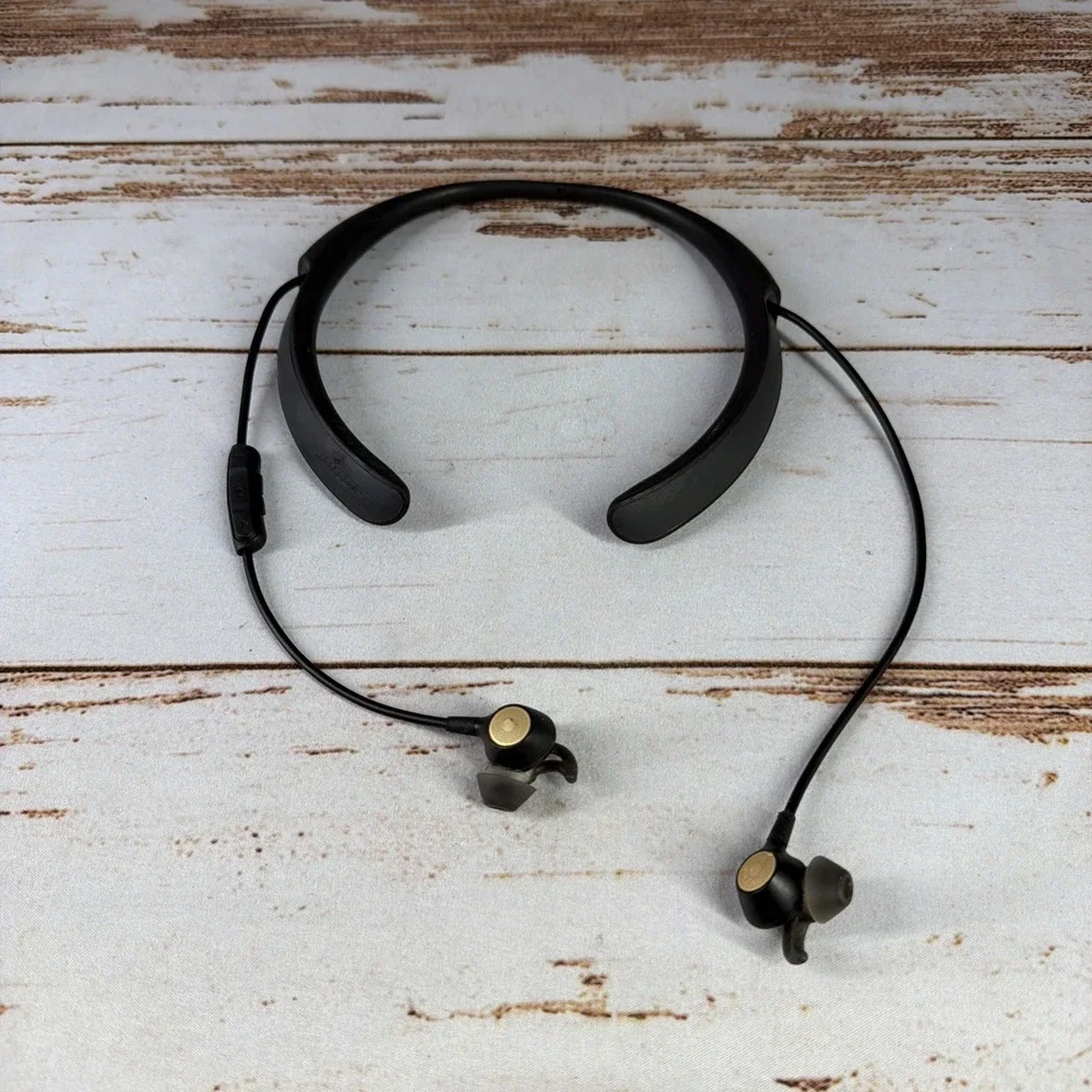 Bose Hearphones Conversation Enhancing Wireless Earbuds Neckband Gold For Parts